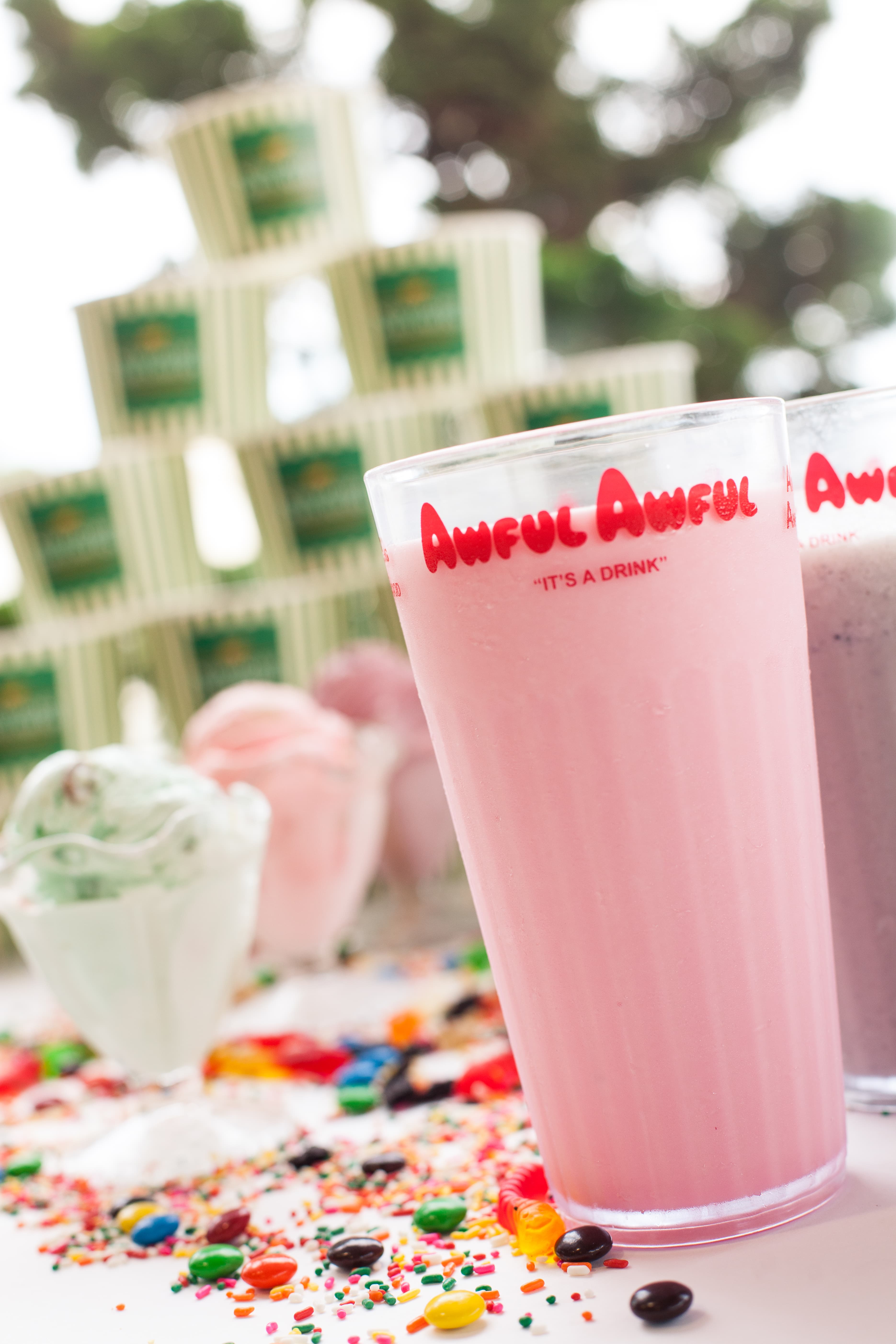 The legendary Awful Awful milkshake